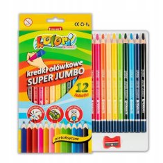 shumee Trikotne barvice za svinčnike 12 barv + šilček