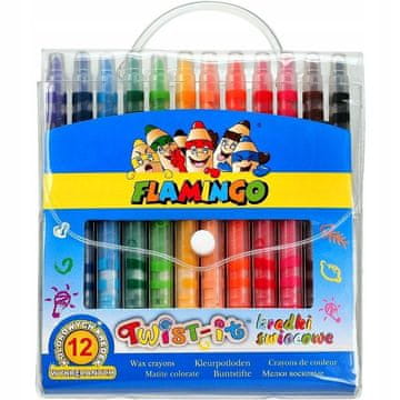 shumee Twist-it twist voščene barvice 12 barv