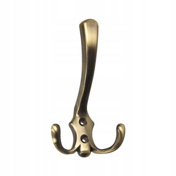 shumee Pohištveni stenski obešalnik za oblačila, medenina