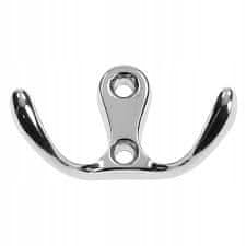 shumee Pohištveni stenski obešalnik, krom