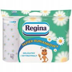 shumee Toaletni papir Regina s kamilično teksturo, 12 rolic