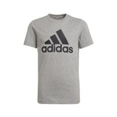 Adidas Majice obutev za trening siva M Essentials Tee JR