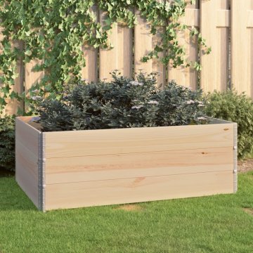 Vidaxl Visoke grede 3 kosi 100x150 cm trdna borovina