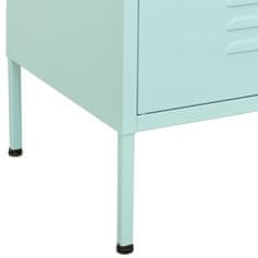 Vidaxl Omara za shranjevanje mint zelena 80x35x101,5 cm jeklo