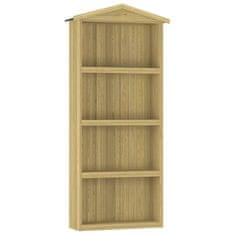 Vidaxl Vrtna lopa za orodje 87x33x222 cm impregnirana borovina