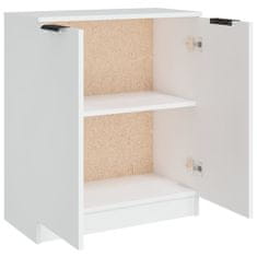 Vidaxl Komoda bela 60x30x70 cm konstruiran les
