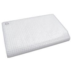 Vidaxl Leno ponjava 140 g/m² 2x3 m bela