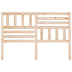 Vidaxl Posteljno vzglavje 141x4x100 cm trdna borovina