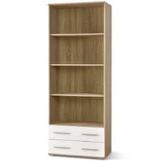 Halmar Regal Lima REG3 - hrast sonoma / beli sijaj