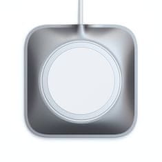 Satechi Aluminijasta polnilna postaja za MagSafe Charger za iPhone 12 Pro Max/12 Pro/12 Mini/12, siva