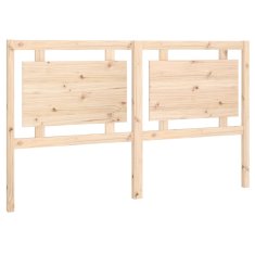 Vidaxl Posteljno vzglavje 165,5x4x100 cm trdna borovina