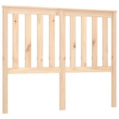 Vidaxl Posteljno vzglavje 146x6x101 cm trdna borovina