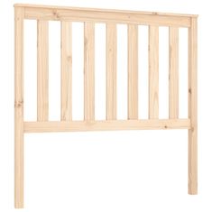 Vidaxl Posteljno vzglavje 106x6x101 cm trdna borovina