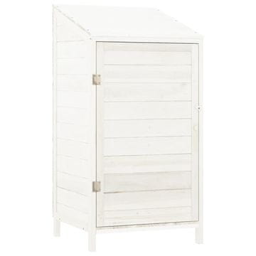 Vidaxl Vrtna lopa bela 55x52x112 cm trden les jelke