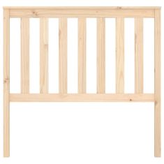 Vidaxl Posteljno vzglavje 106x6x101 cm trdna borovina