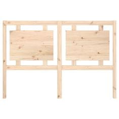 Vidaxl Posteljno vzglavje 145,5x4x100 cm trdna borovina