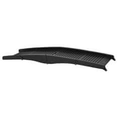 Vidaxl Zložljiva pasja klančina črna 153x40x12,5 cm plastika