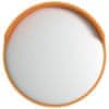 Zunanje konveksno prometno ogledalo oranžno Ø30 cm polikarbonat