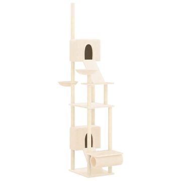 Vidaxl Mačje drevo od tal do stropa 277-303 cm