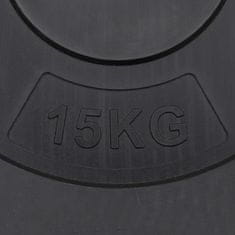 Vidaxl Uteži 2 kosa 30 kg cement