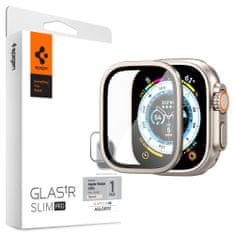 Spigen Glas.Tr Slim zaščitno steklo za Apple Watch Ultra 49mm, titanium