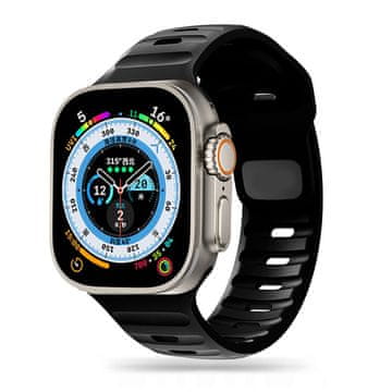 Tech-protect Iconband Line pašček za Apple Watch 44/45/49mm, black