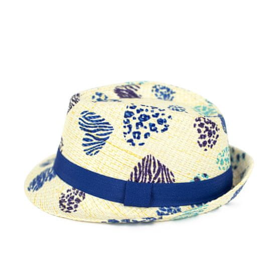 Art of Polo Dekliški klobuk Achena ekru-modra