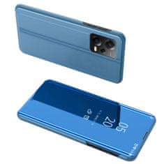 HURTEL Svetleča torbica z zaponko za Xiaomi Redmi Note 12 5G / Poco X5 Pro 5G Clear View Case modra