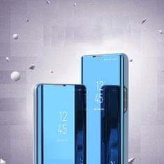 HURTEL Svetleča etui z zaponko za Xiaomi Redmi 11A / Poco C55 / Redmi 12C Clear View Case črna