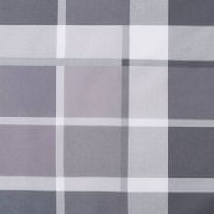 Vidaxl Blazina za kavč iz palet siva karo 80x40x12 cm