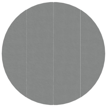 Vidaxl Podloga za bazen svetlo siva Ø500 cm poliestrski geotekstil