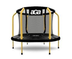 Aga Otroška trampolina 150 cm Črno-rumena