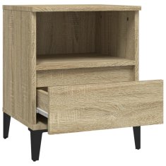 Vidaxl Nočna omarica Sonoma hrast 40x35x50 cm