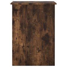 Vidaxl Pisalna miza dimljeni hrast 100x55x75 cm inženirski les