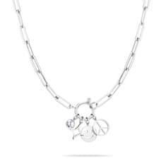 Tamaris Prepoznavna jeklena ogrlica z obeski TJ-0420-N-40