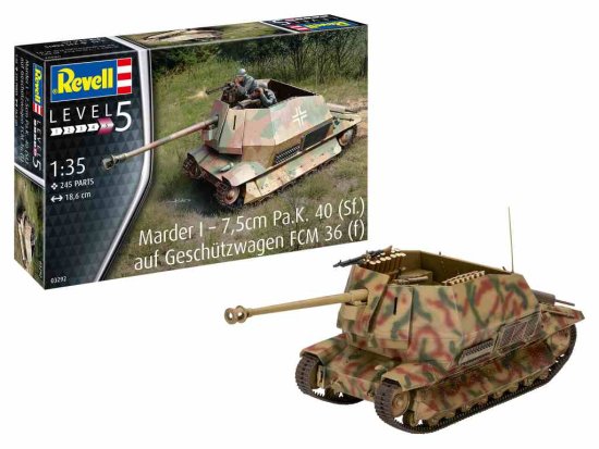 Revell Marder I on FCM 36 maketa, tank, 245/1