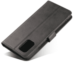 Onasi Wallet ovitek za Galaxy A22 A226 5G, preklopni, usnjen, črn