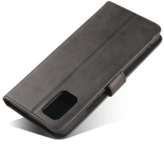 Onasi Wallet ovitek za Galaxy A04s / A13 5G A136, preklopni, usnjen, črn