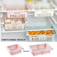 HOME & MARKER® Izvlečna polička za shranjevanje v hladilniku (4 kosi) | FRIGIBOX