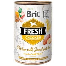 Brit Konzerva BRIT Fresh Chicken with Sweet Potato 400 g