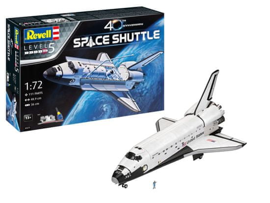 Revell Space Shuttle 40th Anniversary maketa, 111/1