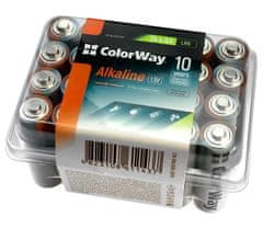 ColorWay Alkalne baterije AA/ 1,5 V/ 24 kosov v pakiranju/ Plastična škatla