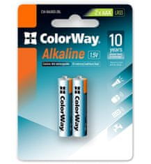 ColorWay Alkalne baterije AAA/ 1,5 V/ 2 kosa v pakiranju/ Blister