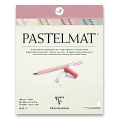 Clairefontaine Pastelmat št. 7 - 24 x 30 cm, 12 listov, 360 g