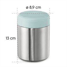 Xavax To Go, termoizolacijska posoda, za juho/sladoled in drugo, 500 ml, srebrno/pastelno modra