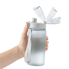 Xavax To Go, športna steklenica, 0,5 l, odpiranje z eno roko, za gazirane pijače, trak