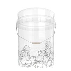Nuke Guys  SkullParade Bucket - 20l prozorno vedro za detajle