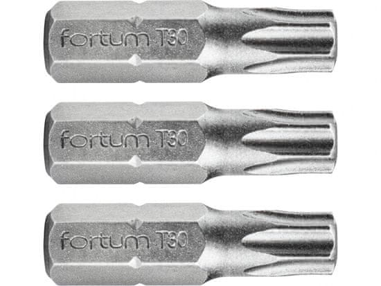 Fortum TORX konica, nastavljeno 3ks, T 30x25mm, S2