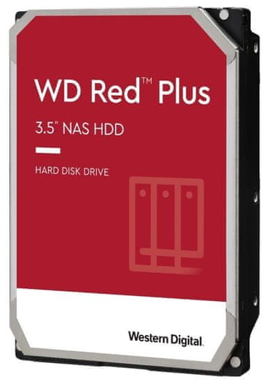 WD RED PLUS 6TB / 60EFPX / SATA III / notranji 3,5"/ 5400 vrtljajev na minuto / 256 MB