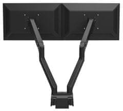 Neomounts FPMA-D750DBLACK2/Display Holder/Table/10-32"/clamp/VESA 100X100/load capacity 2x8kg/plinski bat/2 zasloni/black